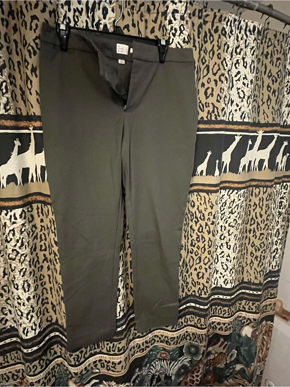 a new day Olive Straight-Leg Ponte Pants